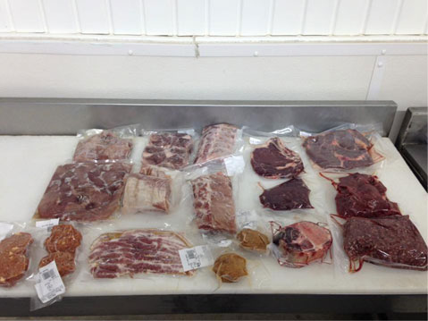 Boeuf et porc