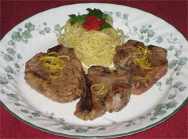 Côtelettes d'agneau au citron